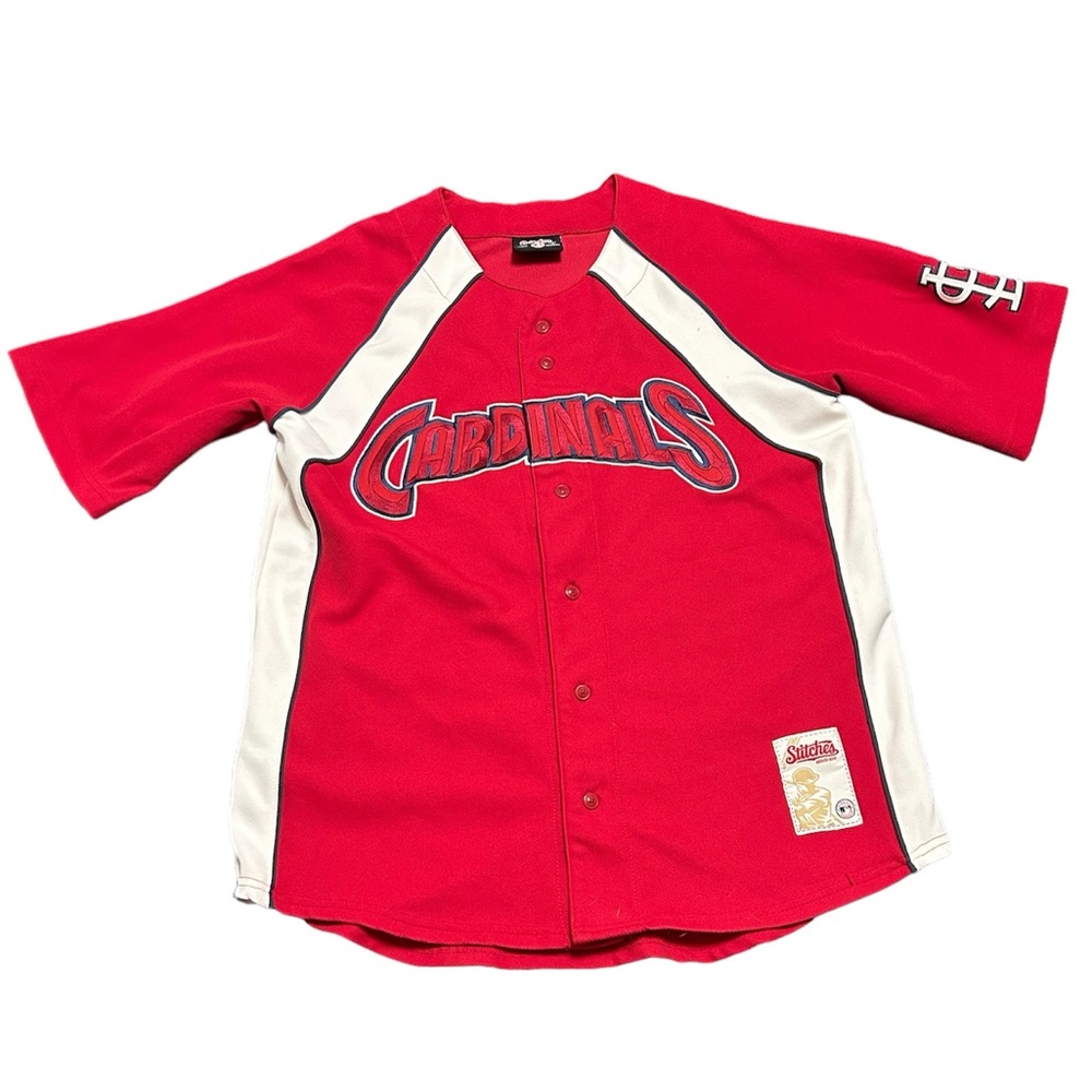 Vintage Men’s Large Stitches MLB St. Louis Cardinals Baseball Jersey